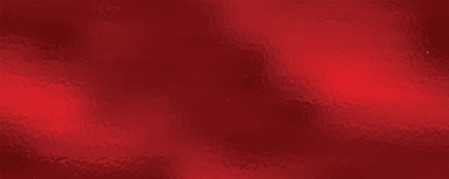 Vector red foil texture background. Abstract gradient bright and shiny light reflection rough texture surface. Vector illustration for background, backdrop, web, wallpaper, print and design artwork.