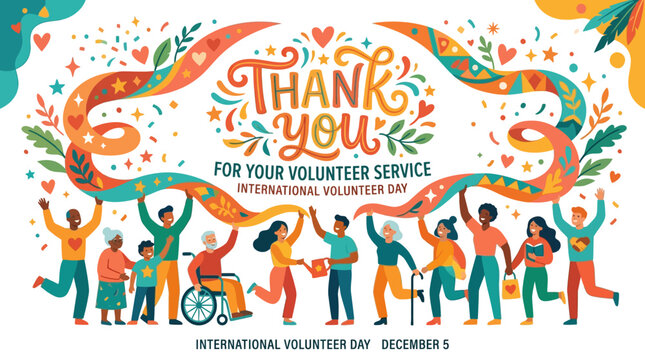 Celebrating International Volunteer Day with a Heartfelt Thank You to All Service Providers