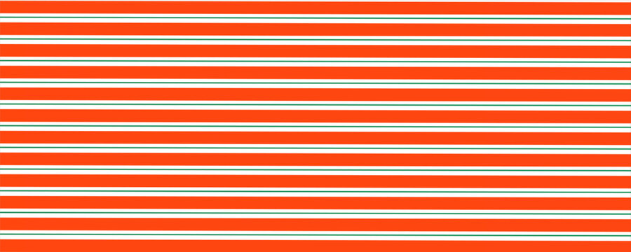 Christmas seamless pattern. Red and green diagonal stripes background. Candy cane repeating decoration wallpaper. Winter holiday lines backdrop. Xmas peppermint package wrapping print design. Vector