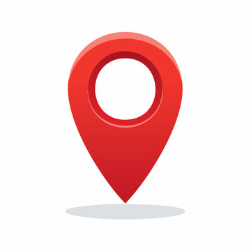 Red Map Pin Icon