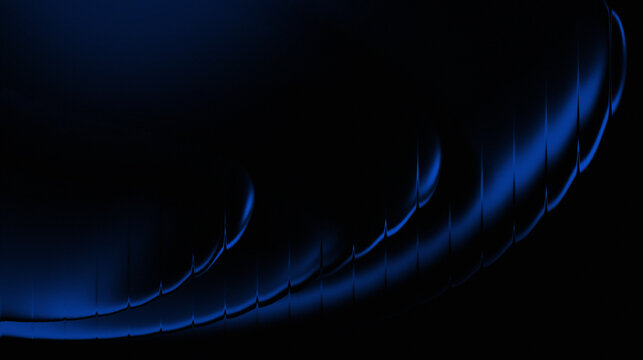 The blue color with dark gradation with soft lighting and beautiful curved line patterns gives a minimalist impression but remains elegant when used as wallpaper (background) for mobile or computer sc