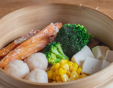 makanan sehat yang di kukus