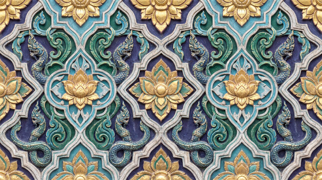 thai art pattern