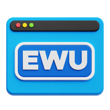 EWU ETF 3D Icon Isolated On The Transparent Background