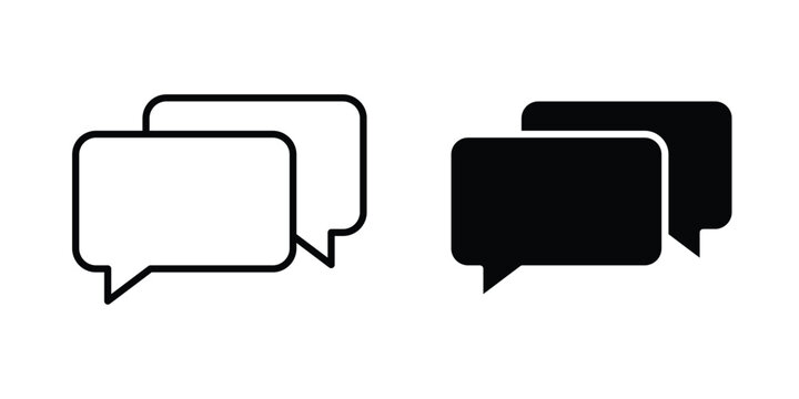 Talk bubble speech icon