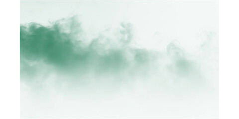 A dark green smoke background with emerald mist and vapor cloud creating a mysterious spooky fog and toxic haze concepts © Total