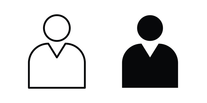 Customer icon. web black icon design.