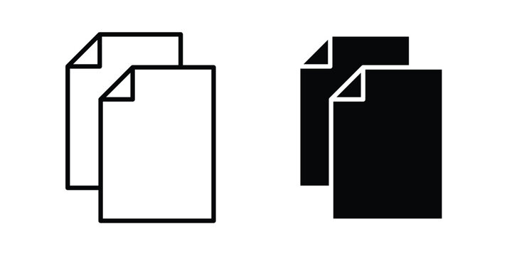 Duplicate icon. web black icon design.