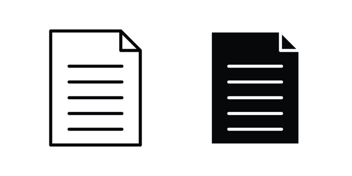 File icon. web black icon design.