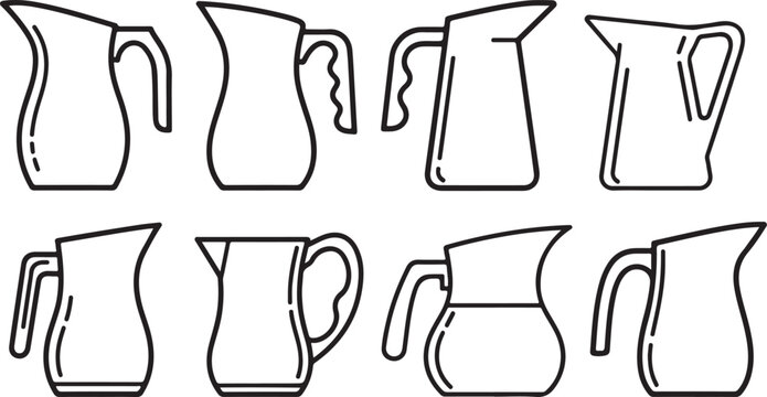 Black uppercase letters a to z in bold font style Vector