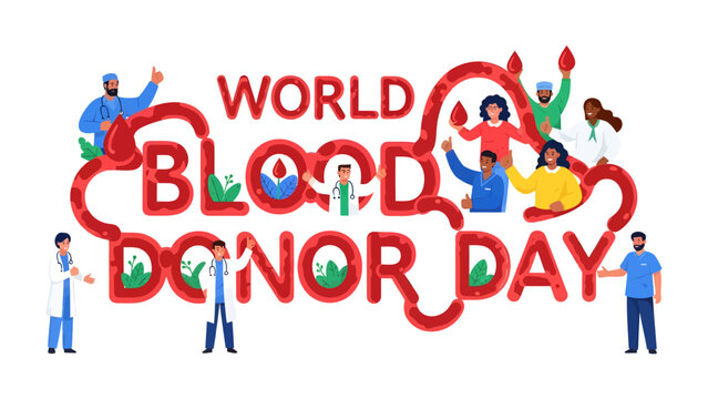 World Blood Donor Day: Celebrating selfless heroes and the life-saving gift of blood donation, promoting awareness and encouraging participation on this important global day.