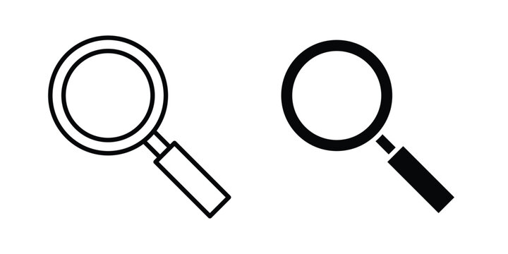 Search icon. web black icon design.