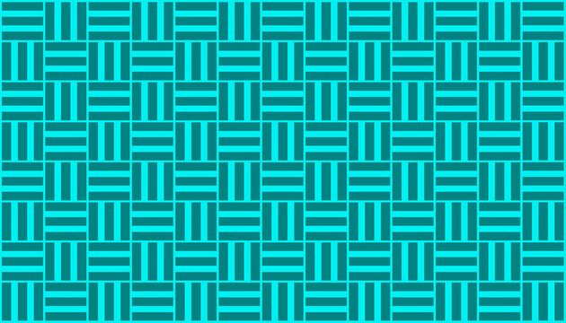 Blue turquoise consisting of three broken lines Japanese-style seamless pattern decoration