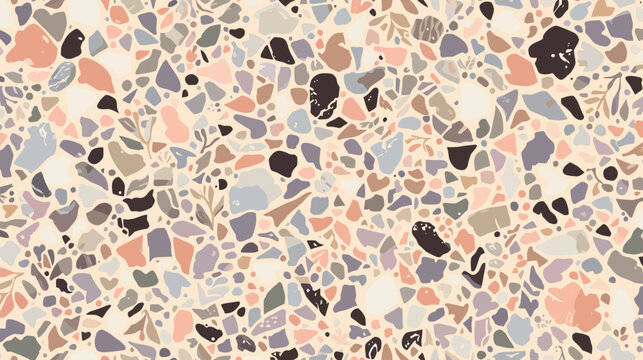 colorful abstract terrazzo pattern background texture