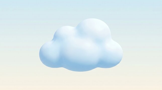 fluffy white cloud in sky