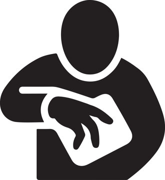 pickpocket icon or logo isolated sign symbol vector illustration - high quality black style vector icons. logo Vector Black silhouettes