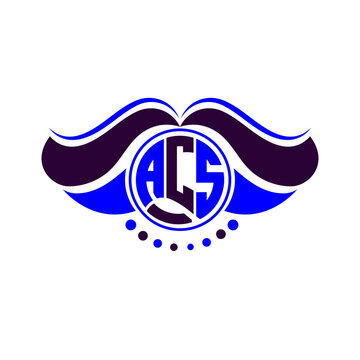 ACS letter logo creative design. ACS unique design