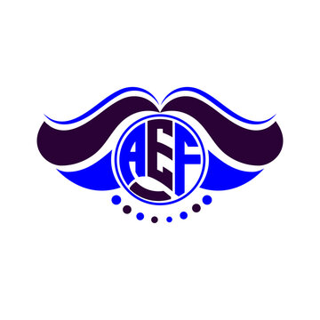 AEF letter logo creative design. AEF unique design