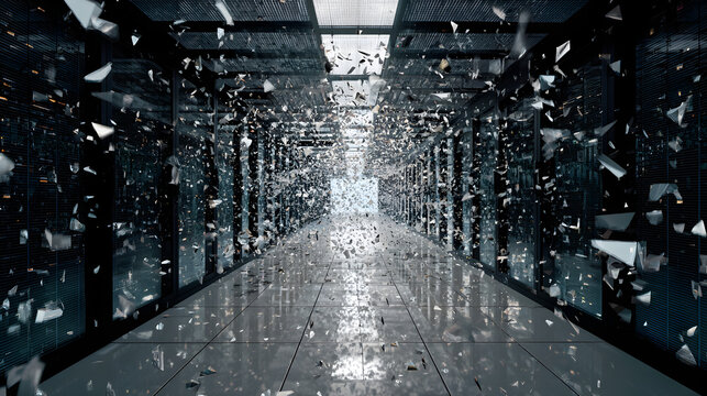 Cinematic Enterprise Cyber Defense System Stopping Digital Attacks in IT Infrastructure