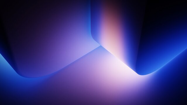 Gradient geometric background with blue violet corner convergence