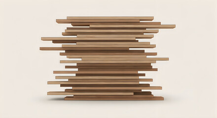 Fototapeta premium Stacked wooden blocks with colorful letters falling down