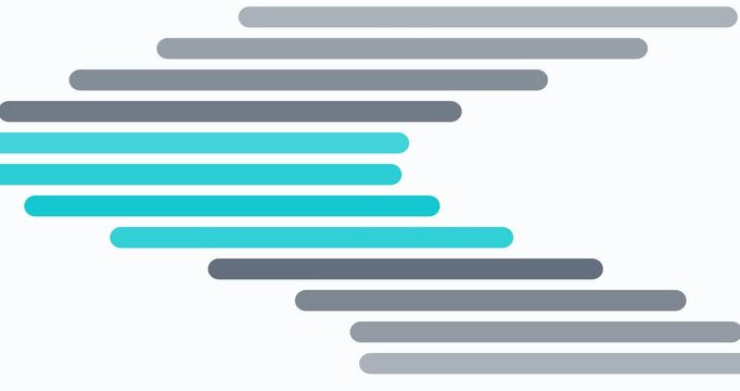 Abstract Animated Wave Bars Motion Graphics Background Illustration