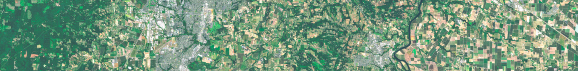 Fototapeta premium Portland USA on open data satellite image 