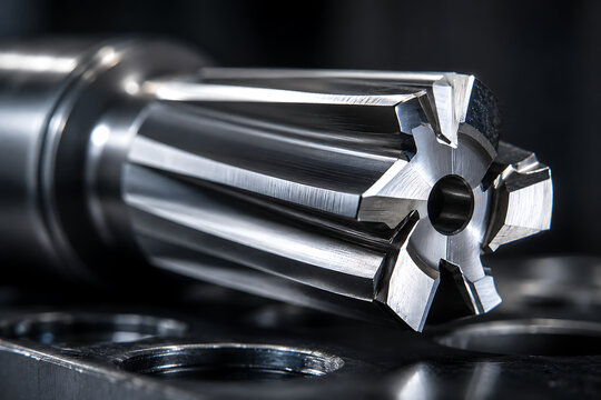 Mirror Finish Reamer Tool Close-up