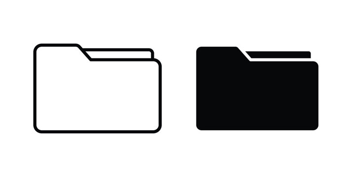 File Folder icon illustration simple design elements