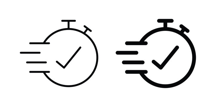 Quick icon illustration simple design elements