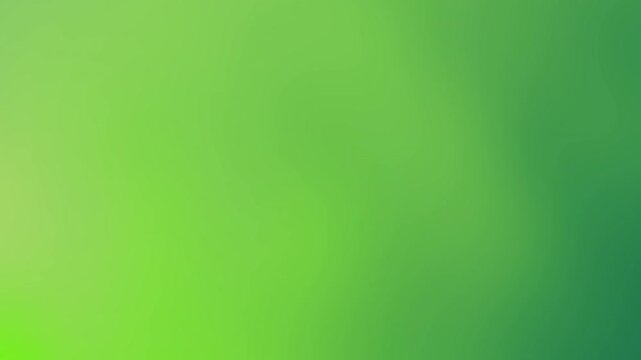 Abstract Green Wave Background with Flowing Light Lines