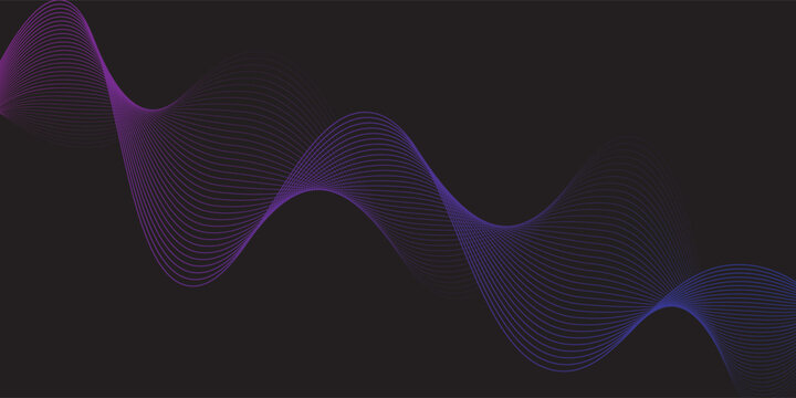 Abstract lines, waves. Music wave. Vector geometric backgrounds. Design template for cover, postcard certificate, document, business.