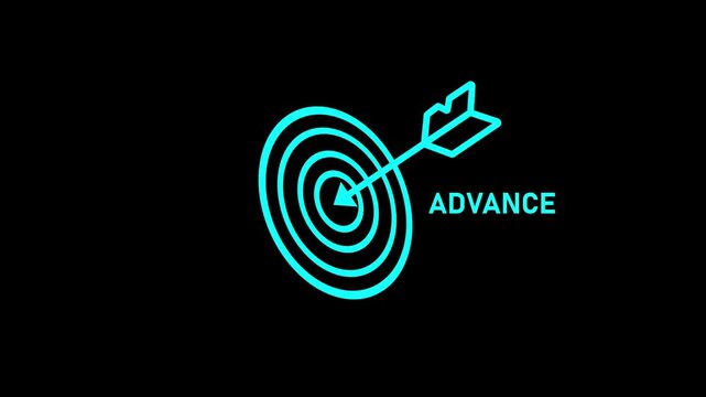 Futuristic digital globe with glowing data streams and upward trending arrow symbolizing global