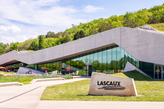 Montignac, France - April 20, 2026: The International Centre for Parietal Art, built by Sn&oslash;hetta, houses Lascaux IV, the latest replica of the original cave, and an interactive museum opened in 2016.
