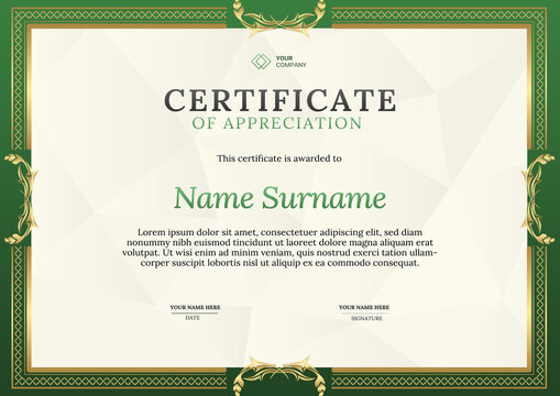 certificate of completion template