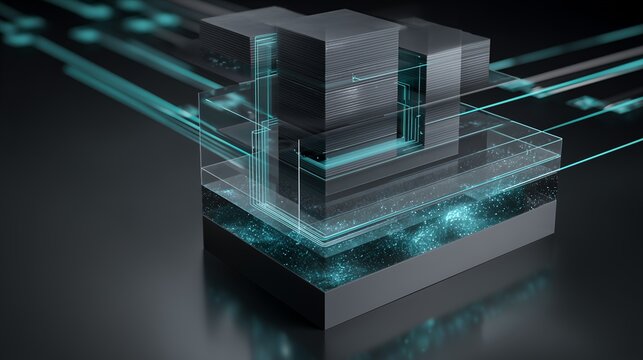 Futuristic Quantum Computing Infrastructure with Layered AI Processor Architecture and Advanced Semiconductor Technology System for Enterprise Cloud Computing Platforms