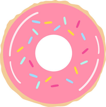 Donut Swim Ring Illustration