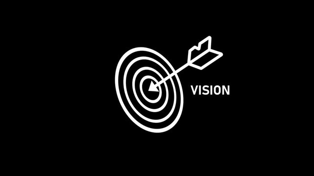 Futuristic vision concept with glowing eye symbol and light beam technology abstract background