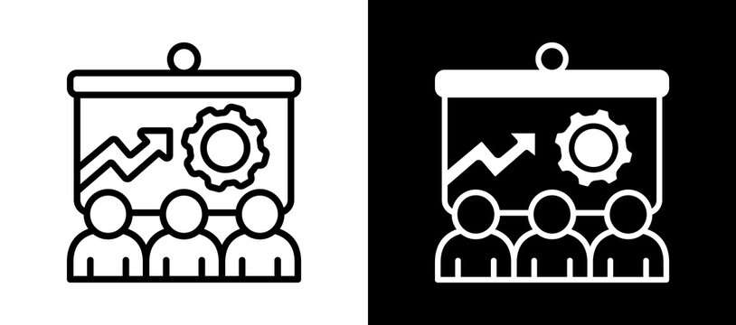 Technical Training whiteblack icon