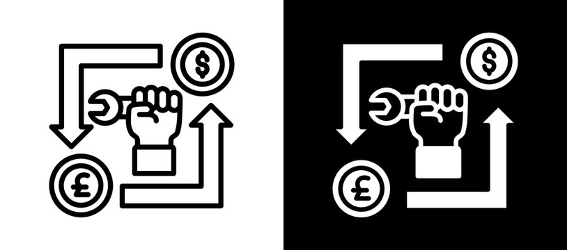 Trade Skills whiteblack icon
