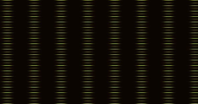 Abstract dark background with vertical glowing golden stripes and light motion.