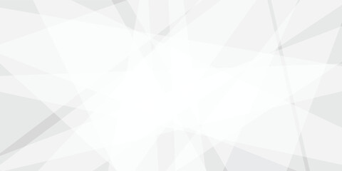 Obraz premium Light gray and white abstract background, featuring a complex, pattern of overlapping, triangles and geometric, polygonal shapes and lines .