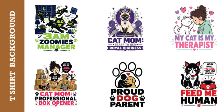 3am zoomies manager funny cat mom quote, funny cat dad shirt, pets lover t-shirt design.