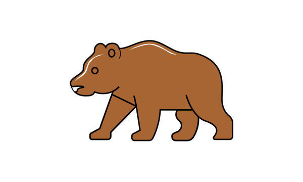 Bear Market Finance Trend Vector Icon