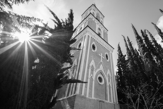Monastery of St. Nino at Bodbe, Georgian Orthodox Christian pilgrimage site in Sighnaghi, Kakheti region of Georgia