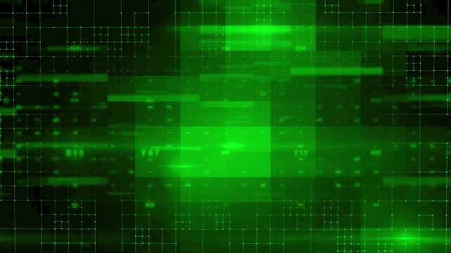 Elegant Sci-Fi Abstract Background with Binary Code 4K UHD