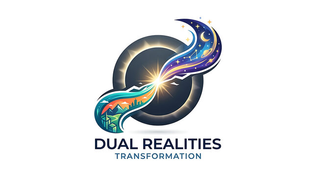 Dual Realities Transformation Logo Design