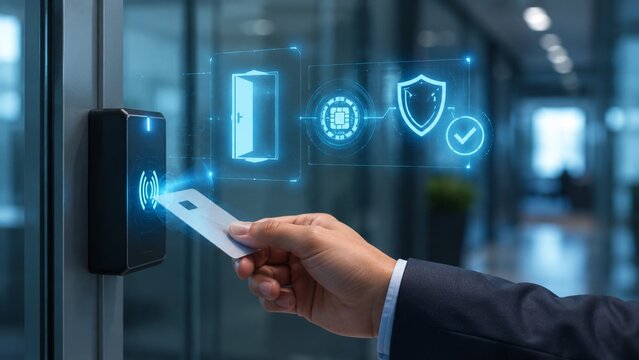 Zero Trust Access Control With Smart Card Reader And Secure Office Entry Interface