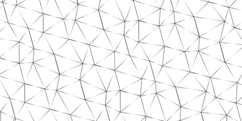 Abstract seamless geometric pattern triangle vector futuristic technology design. Net on the wall decoration. © armans