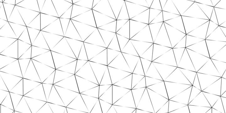 Abstract seamless geometric pattern triangle vector futuristic technology design. Net on the wall decoration.